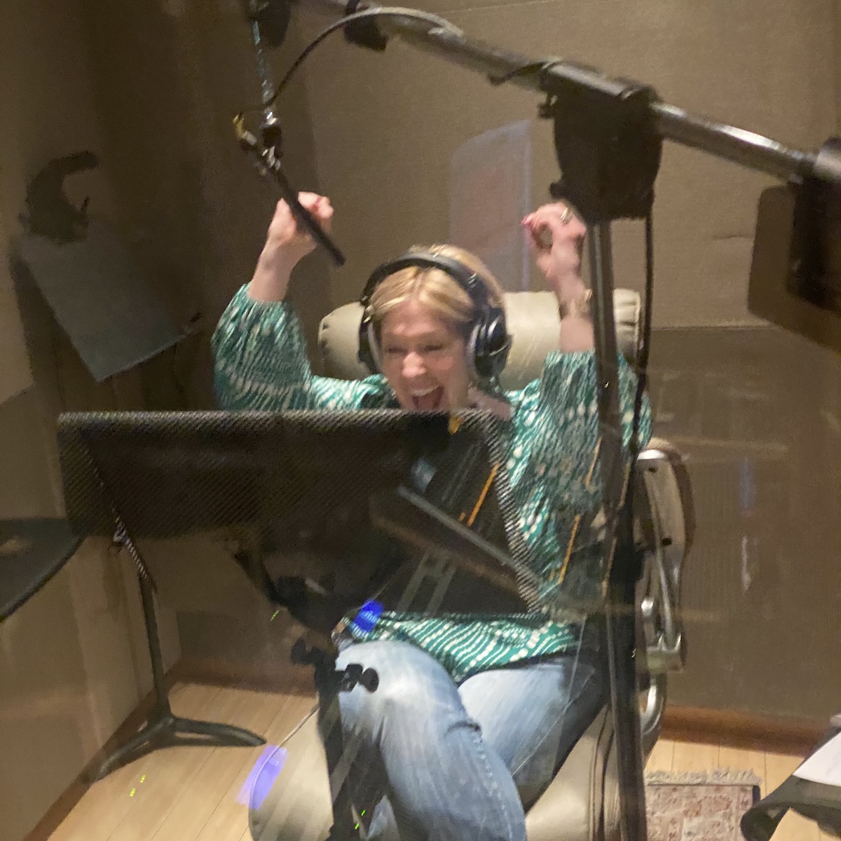 Brené behind the scenes